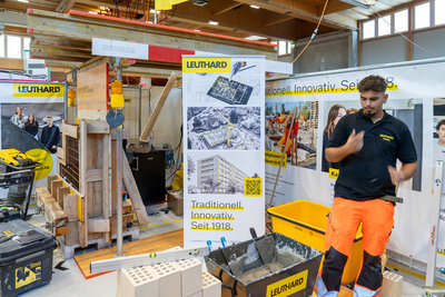 1. Platz für den Auftritt an der Ämtler Berufmesse