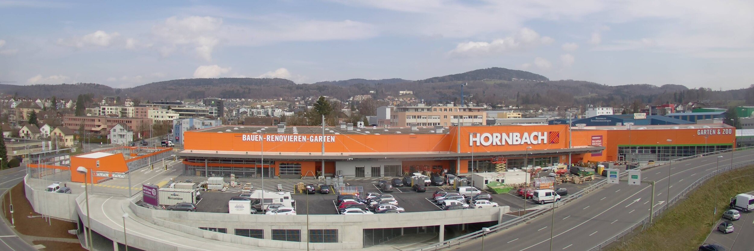 Neubau Hornbach, Obfelderstrasse 35