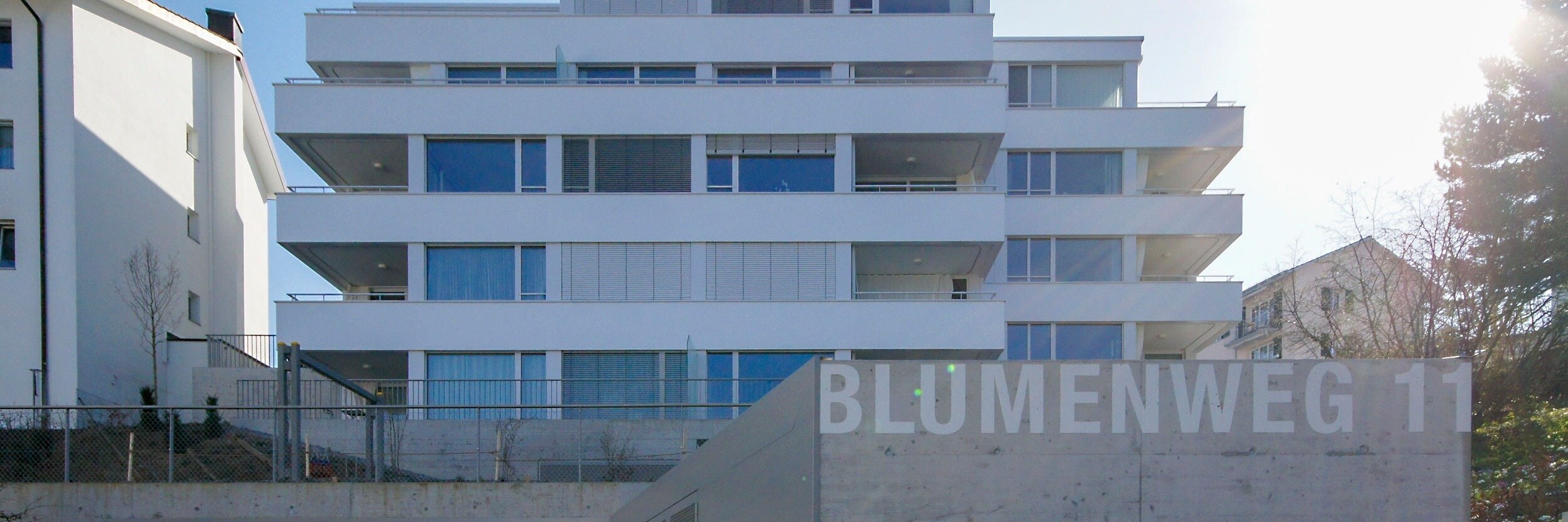 Horgen, Blumenweg 11, Neubau MFH