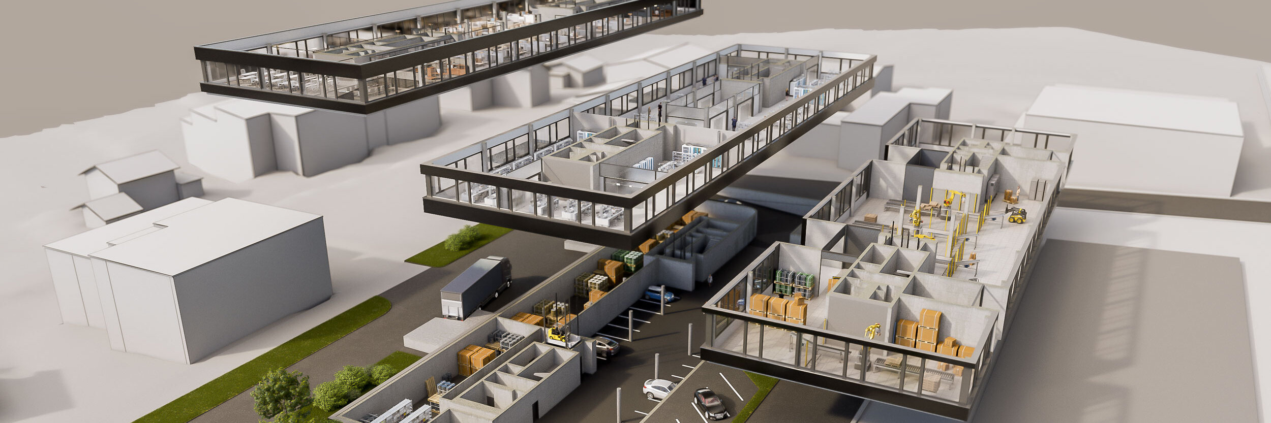 SAGIWEID Neubau Büro- und Gewerbegebäude