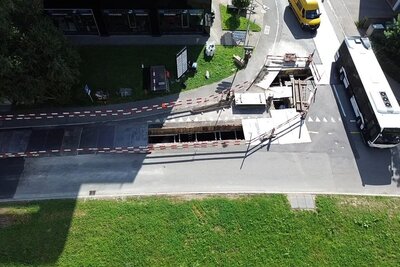 Baustelle Circulago in Baar